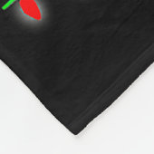 Gnomes Merry Christmas Light Gnome Xmas  Fleece Deken (Hoek)