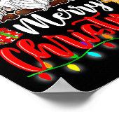 Gnomes Merry Christmas Light Gnome Xmas  Poster (Hoek)