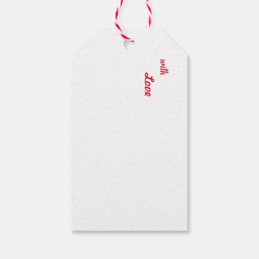 Gnomes merry kerst cadeaulabel (Achterkant)