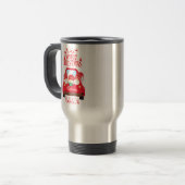 Gnomes merry kerst reisbeker (Voorkant links)