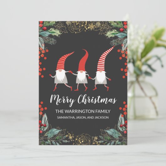 Gnomes Merry Kerstmis (Staand voorkant)