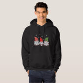 Gnomes Merry KerstPajama Hoodie (Voorkant volledig)