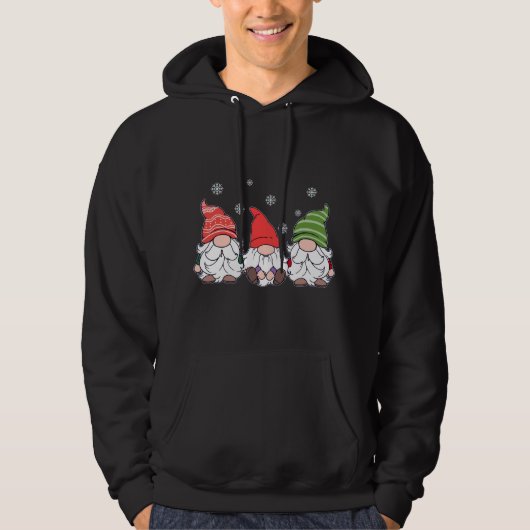 Gnomes Merry KerstPajama Hoodie (Voorkant)