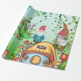 Gnome's Partij Cadeaupapier