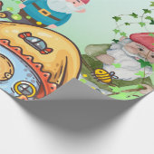 Gnome's Partij Cadeaupapier (Hoek)