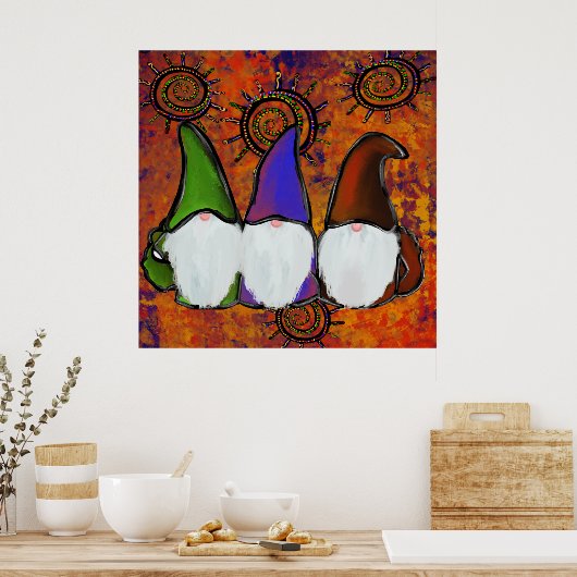 GNOMES POSTER (Keuken)
