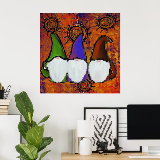 GNOMES POSTER (Thuiskantoor)