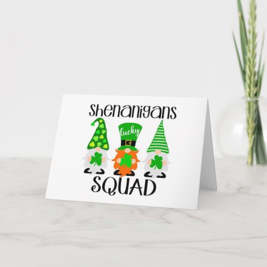 GNOMES SAY **HAPPY BIRTHDAY ** GROEP KAART (Voorkant)