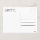 Gnomes Scandinavian Cute Kerstmis Feestdagenkaart (Achterkant)