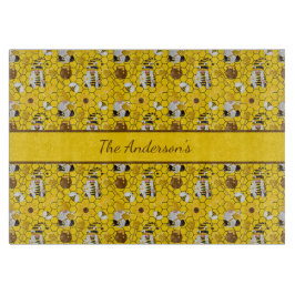 Gnomes Specialized Yellow Sunflower bijes Honey Snijplank