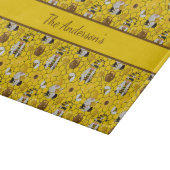 Gnomes Specialized Yellow Sunflower bijes Honey Snijplank (Hoek)