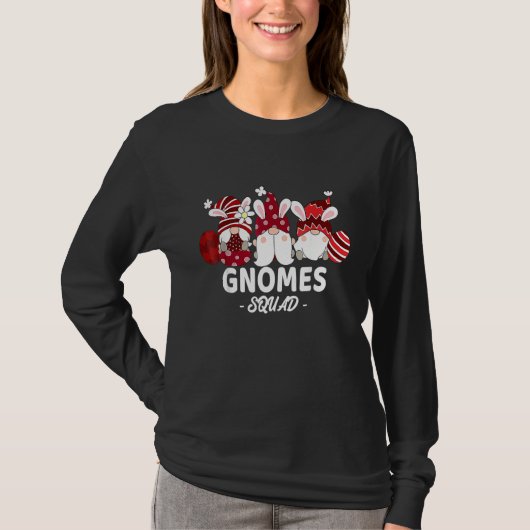 GNOMES SQUAD Paaszondag Gnome mannen & vrouwen mat T-shirt (Voorkant)
