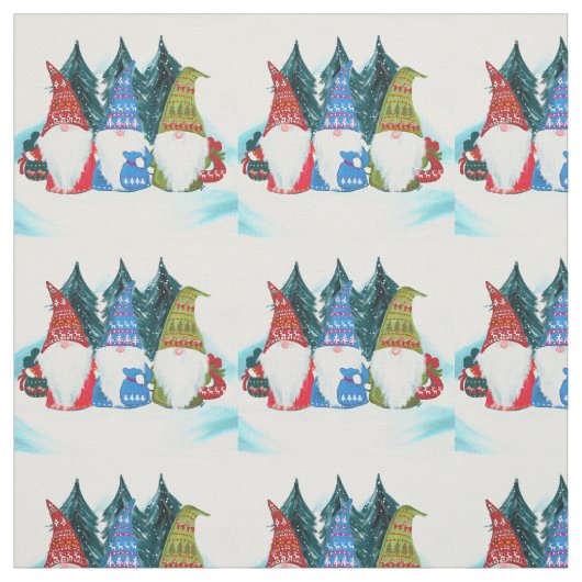 Gnomes Stof (Swatch)