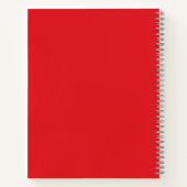 Gnomes sweeping snow with a broom notitieboek (Achterkant)