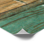 Gnomes sweeping snow with a broom poster (Hoek)