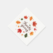 Gnomes-Thanksgiving Servet (Hoek)