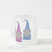 Gnomes Trio Frosted Glass Mok (Voorkant links)