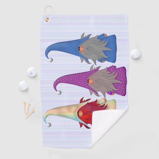 Gnomes Trio Golf Handdoek (Insitu)