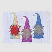 Gnomes Trio Golf Handdoek (Horizontaal)