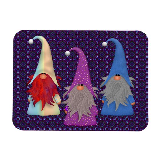 Gnomes Trio Magnet Magneet (Horizontaal)