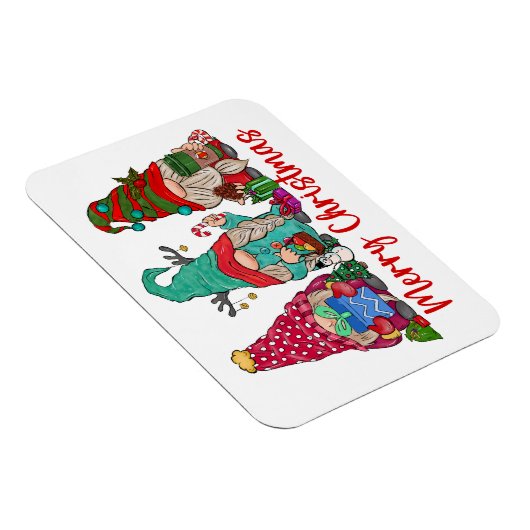 Gnomes Trio Magnet Magneet (Rechterzijde)