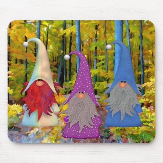 Gnomes Trio Mousepad Muismat (Voorkant)