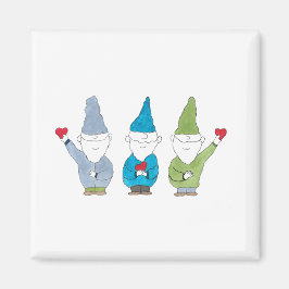 Gnomes With Hearts Magnet