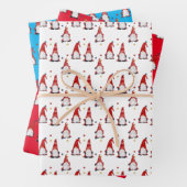 Gnomes Wrapping Paper Flat Sheet Set van 3 (In situ)