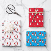 Gnomes Wrapping Paper Flat Sheet Set van 3