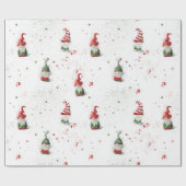 Gnomes wrapping paper_large scale cadeaupapier (Vlak)