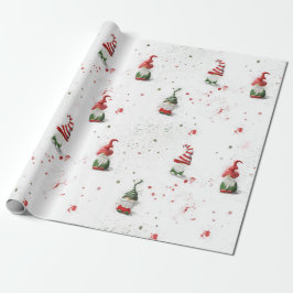 Gnomes wrapping paper_large scale cadeaupapier