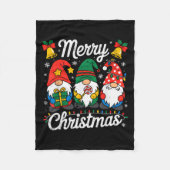 Gnomes Xmas Funny Merry Christmas Gnomes Men Women Fleece Deken (Voorkant)