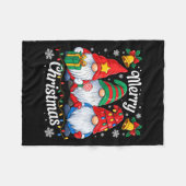 Gnomes Xmas Funny Merry Christmas Gnomes Men Women Fleece Deken (Voorkant (Horizontaal))