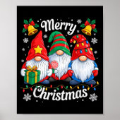 Gnomes Xmas Funny Merry Christmas Gnomes Men Women Poster (Voorkant)