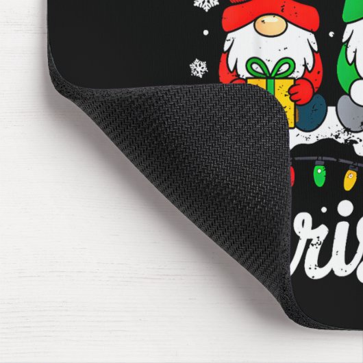 Gnomes Xmas Funny Merry Christmas Squad For Men Wo Muismat (Hoek)