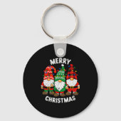 Gnomes Xmas Funny Merry Christmas Squad For Men Wo Sleutelhanger (Voorkant)