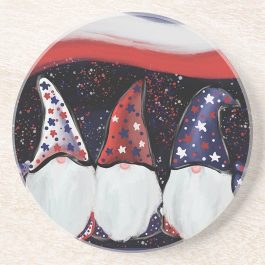 GNOMES ZANDSTEEN ONDERZETTER (Voorkant)