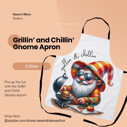 Gnomeschort voor Grillen en Chillen Schort