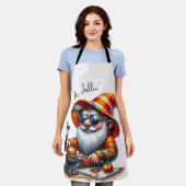 Gnomeschort voor Grillen en Chillen Schort (Gedragen)