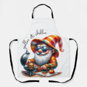 Gnomeschort voor Grillen en Chillen Schort (Voorkant)