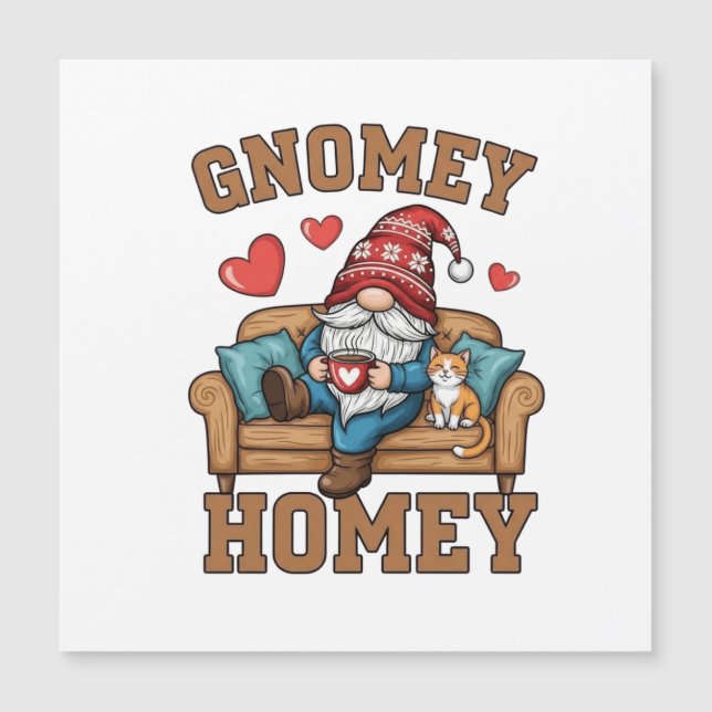 Gnomey homey gnome thuis ontwerp (Voorkant)