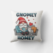 Gnomey homey gnoom thuis kussen (Achterkant)