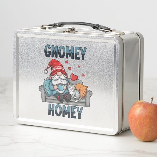 Gnomey homey gnoom thuis Metal Lunchbox (In situ)
