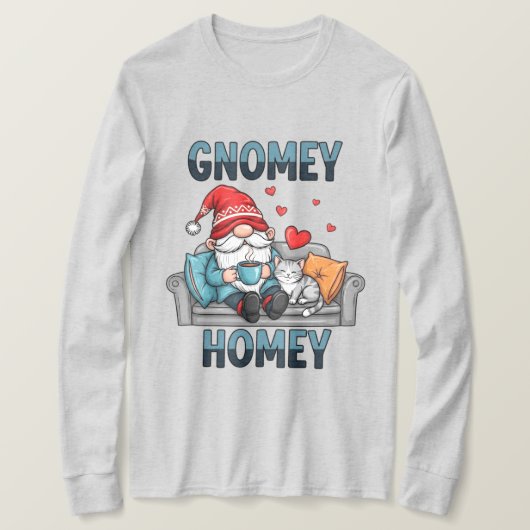 Gnomey homey gnoom thuis t-shirt (Design voorkant)