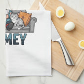 Gnomey homey gnoom thuis theedoek (Quarter Fold)