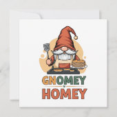 Gnomey huiselijke pannenkoeken ontwerp bedankkaart (Voorkant)