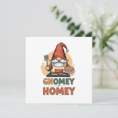 Gnomey huiselijke pannenkoeken ontwerp kaart (Staand voorkant)