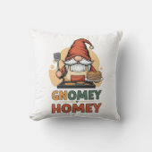 Gnomey huiselijke pannenkoeken ontwerp kussen (Voorkant)
