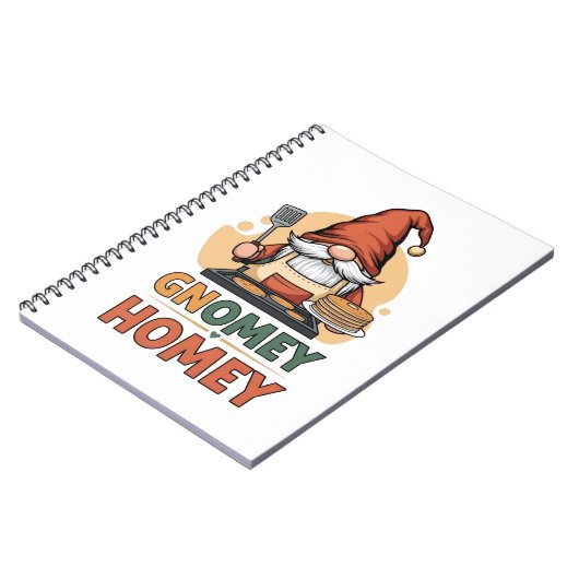 Gnomey huiselijke pannenkoeken ontwerp notitieboek (Linkerzijde)