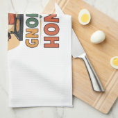 Gnomey huiselijke pannenkoeken ontwerp theedoek (Quarter Fold)